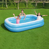 Inflatable Paddling Pool for Children Bestway Multicolour 262 x 175 x 51 cm-7