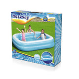 Inflatable Paddling Pool for Children Bestway Multicolour 262 x 175 x 51 cm-5