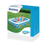 Inflatable Paddling Pool for Children Bestway Multicolour 305 x 183 x 56 cm Floral-4