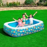 Inflatable Paddling Pool for Children Bestway Multicolour 305 x 183 x 56 cm Floral-6