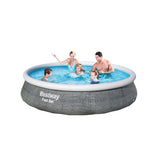 Inflatable pool Bestway Grey 7340 L 396 x 84 cm-2