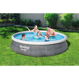 Inflatable pool Bestway Grey 7340 L 396 x 84 cm-1