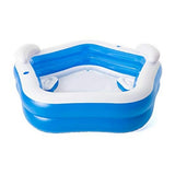 Inflatable Paddling Pool for Children Bestway Multicolour 213 x 206 x 69 cm-0