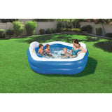 Inflatable Paddling Pool for Children Bestway Multicolour 213 x 206 x 69 cm-18