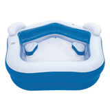 Inflatable Paddling Pool for Children Bestway Multicolour 213 x 206 x 69 cm-14