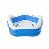 Inflatable Paddling Pool for Children Bestway Multicolour 213 x 206 x 69 cm-19
