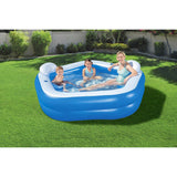 Inflatable Paddling Pool for Children Bestway Multicolour 213 x 206 x 69 cm-3