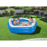 Inflatable Paddling Pool for Children Bestway Multicolour 213 x 206 x 69 cm-1