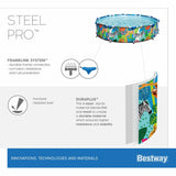 Detachable Pool Bestway Steel Pro 305 x 66 cm-1