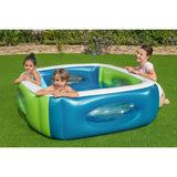 Inflatable Paddling Pool for Children Bestway 168 x 168 x 56 cm-1