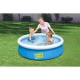 Inflatable Paddling Pool for Children Bestway 477 L 152 x 38 cm-3