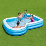 Inflatable Paddling Pool for Children Bestway Multicolour 305 x 274 x 46 cm-11
