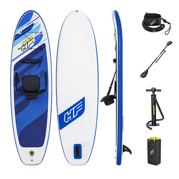 Inflatable Paddle Surf Board with Accessories Bestway Hydro-Force Multicolour 305 x 84 x 12 cm-0