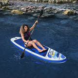 Inflatable Paddle Surf Board with Accessories Bestway Hydro-Force 305 x 84 x 12 cm-12