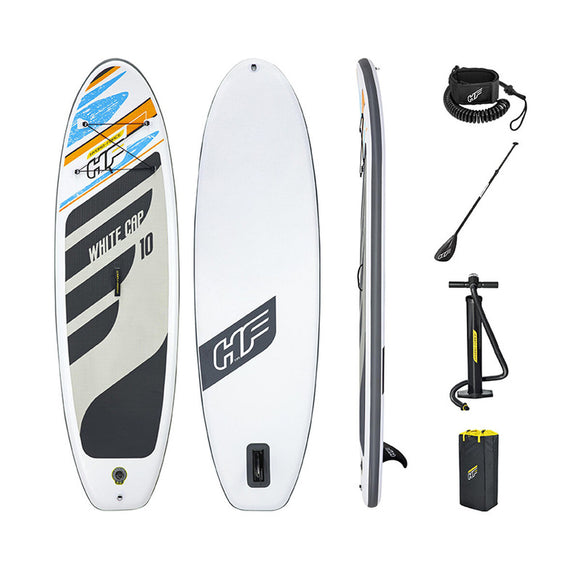 Inflatable Paddle Surf Board with Accessories Bestway Hydro-Force White 305 x 84 x 12 cm-0