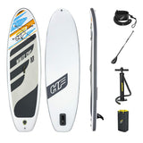Inflatable Paddle Surf Board with Accessories Bestway Hydro-Force White 305 x 84 x 12 cm-15