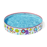 Inflatable Paddling Pool for Children Bestway Fish 152 x 25 cm-0
