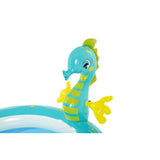 Inflatable Paddling Pool for Children Bestway Sea Horse 188 x 160 x 86 cm-19