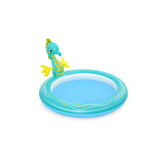 Inflatable Paddling Pool for Children Bestway Sea Horse 188 x 160 x 86 cm-3