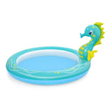 Inflatable Paddling Pool for Children Bestway Sea Horse 188 x 160 x 86 cm-8