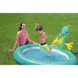 Inflatable Paddling Pool for Children Bestway Sea Horse 188 x 160 x 86 cm-18