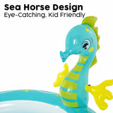 Inflatable Paddling Pool for Children Bestway Sea Horse 188 x 160 x 86 cm-14
