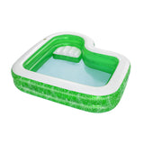 Inflatable Paddling Pool for Children Bestway Green Multicolour 231 x 231 x 51 cm-0
