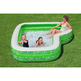 Inflatable Paddling Pool for Children Bestway Green Multicolour 231 x 231 x 51 cm-14