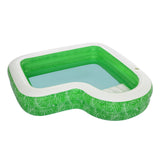 Inflatable Paddling Pool for Children Bestway Green Multicolour 231 x 231 x 51 cm-4