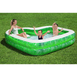 Inflatable Paddling Pool for Children Bestway Green Multicolour 231 x 231 x 51 cm-17