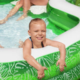 Inflatable Paddling Pool for Children Bestway Green Multicolour 231 x 231 x 51 cm-15