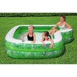 Inflatable Paddling Pool for Children Bestway Green Multicolour 231 x 231 x 51 cm-1