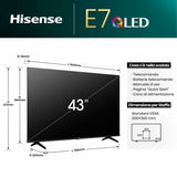 Smart TV Hisense 43E77NQ      43 4K Ultra HD 43" LED HDR D-LED QLED-5