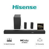 Soundbar Hisense AX5100Q 580 W Black-18
