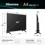 Smart TV Hisense 40A4Q        40 Full HD DLED 40"-4