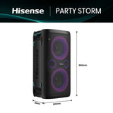 Portable Bluetooth Speakers Hisense PARTY STORM Black 300 W-14