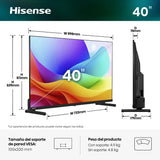 Smart TV Hisense 40A5S 1920 x 1080 px 40" HDR Full HD Dolby Atmos QLED-4