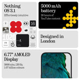 Smartphone Nothing Phone 3a 5G Qualcomm 12 GB RAM 256 GB Black 6,67"-3