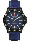 Swiss Alpine Military Watch 7022-1575 Gent Quartz 10 ATM Mineral Glass Date Official Box