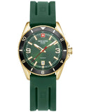 Swiss Alpine Military Watch 7034-1818 Gent Quartz 5 ATM Mineral Glass 46 mm Official Box