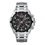 Swiss Alpine Military Watch 7043-9137SAM Quartz 10 ATM Mineral Glass Multifunction
