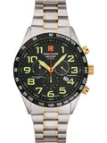 Swiss Alpine Military Watch 7047-9147 Quartz Chronograph 10 ATM Official Box