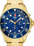 Swiss Alpine Military 7053-9115 Watch Quartz 46 Mm 10 ATM Chronograph