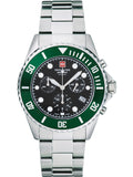 Swiss Alpine Military Watch 7053-9133 Quartz 10 ATM Chronograph Official Box