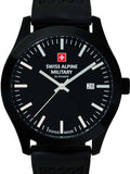 Swiss Alpine Military Watch 7055-1877 Quartz 5 ATM Mineral Glass Date Official Box
