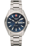 Swiss Alpine Military Watch 7090-2135 Quartz 10 ATM Sapphire Glass 46 mm Official Box