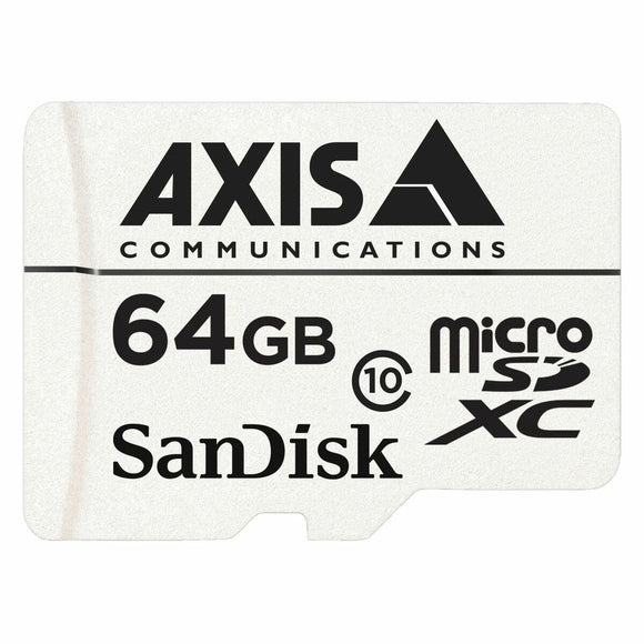 Micro SD Memory Card with Adaptor Axis 5801-961 64GB-0