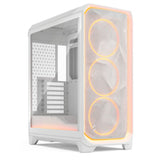 ATX Semi-tower Box Fractal White-7
