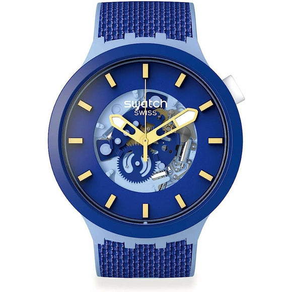 Men's Watch Swatch BOUNCING BLUE (Ø 47 mm)-0