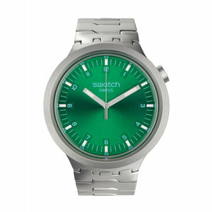 Unisex Watch Swatch SB07S101G Green Silver-0